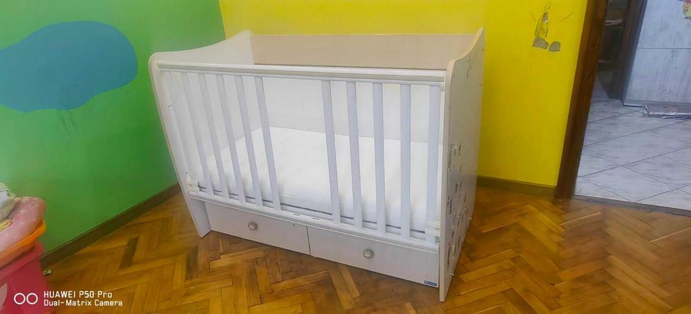 Детско многофункционално легло Lorelli Matrix Бяло/Капучино