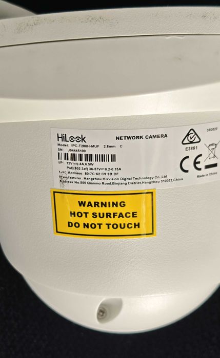 8MP камера Hikvision HiLook IPC-T280H-MUF