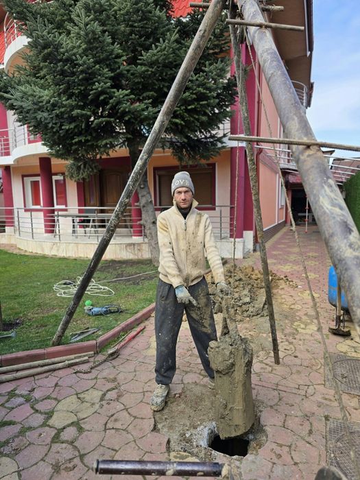 Foraje puțuri Denisipări prelungiri pilonii