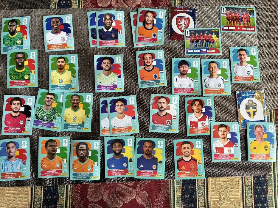 Стикери panini Световно разменям/купувам