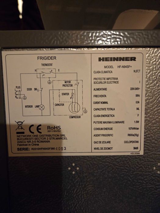 Frigider mic Heinner