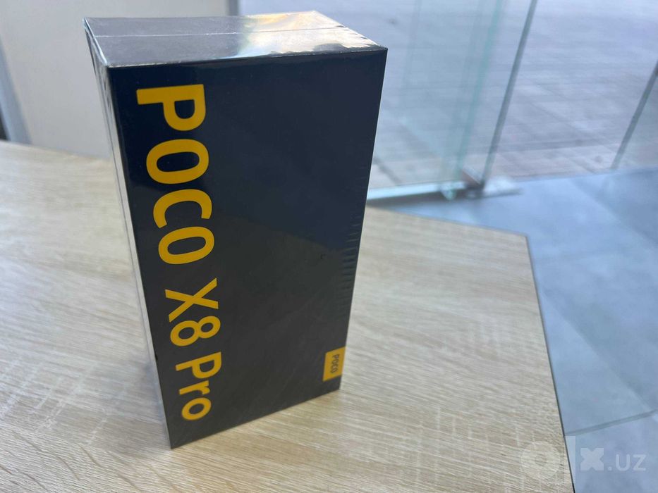 Poco x8 pro 12GB 512GB qora rang ochilmagan