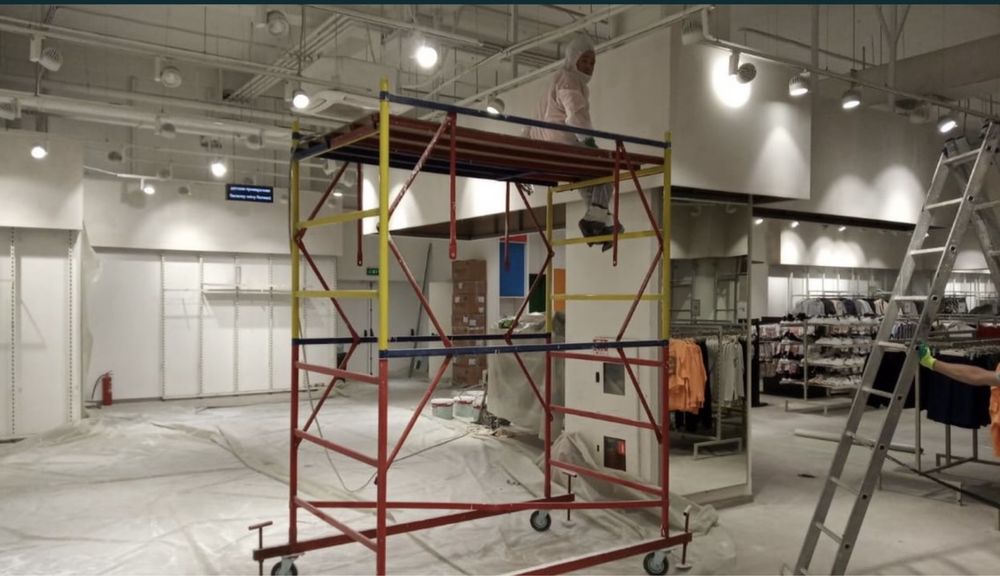 Вышка тура леса колёсами