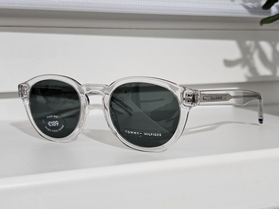 Ochelari Soare Tommy Hilfiger Transparent Crystal Retro