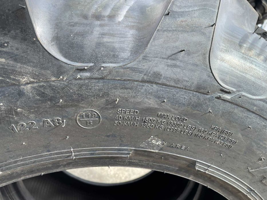 320/85 R24 Cauciucuri noi Radiale 12.4-24 pentru tractor fata 4X4