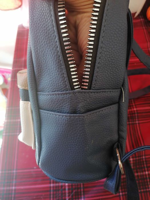 Нова синя дамска раница