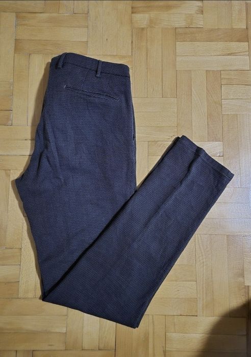 Pantaloni Lux Floriani, Material Gros, Slim Fit, Bărbați - Mărime 52