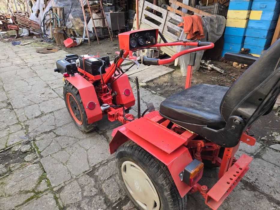 Мотоблок с адаптер