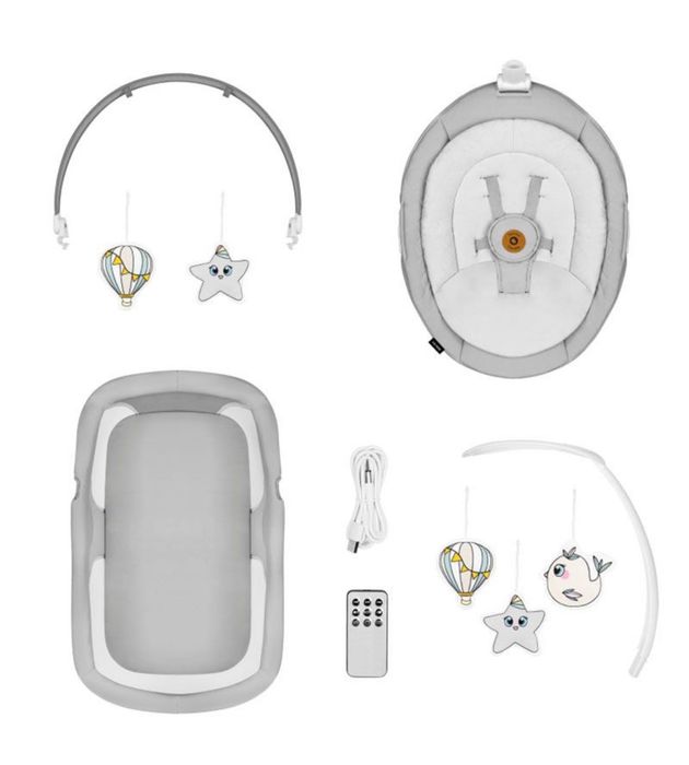 “Lionelo Bella 2 in 1” Бебешка люлка със седалка и кош