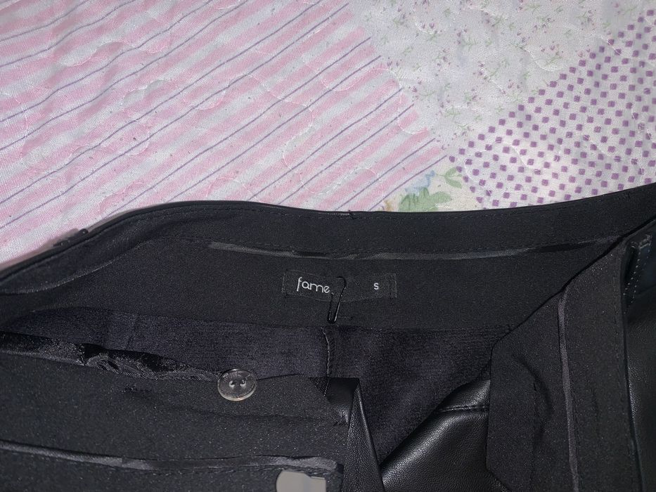 Кожаные шорты-бермуды