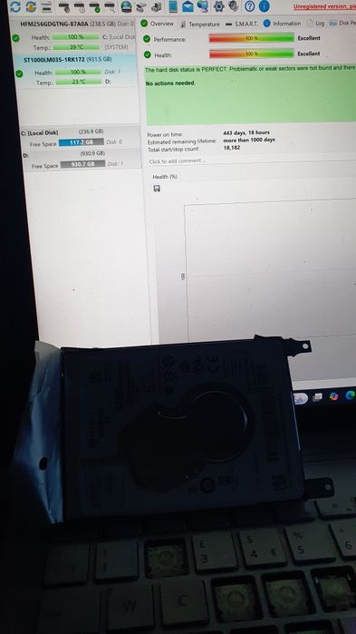 HDD 1.TB. 100% functional