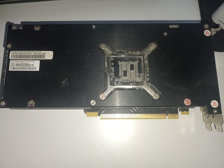 Видеокарта GTX1060 под ремонт
