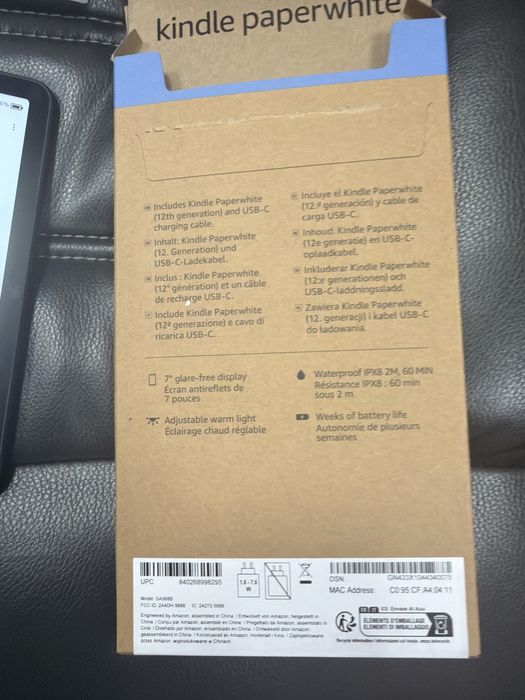 Amazon kindle paperwhite gen 12 16gb nou nefolosit fara reclame