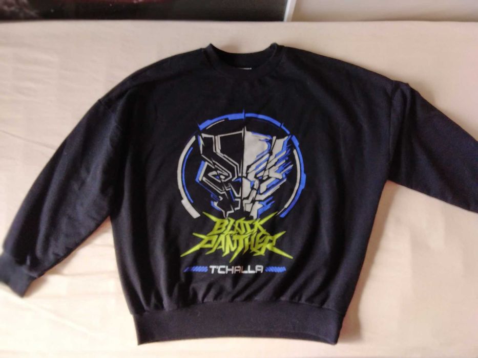 Ватирани суичери One Piece, The Simpsons и Black Panther размер 164