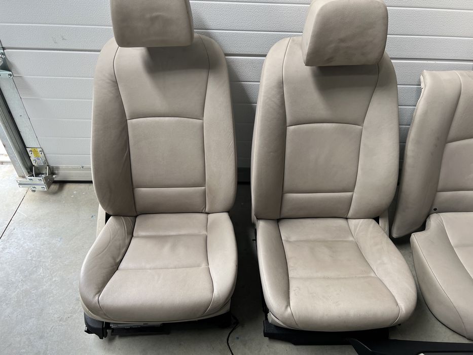 scaune Interior piele crem cu incalzire bmw f10 f11