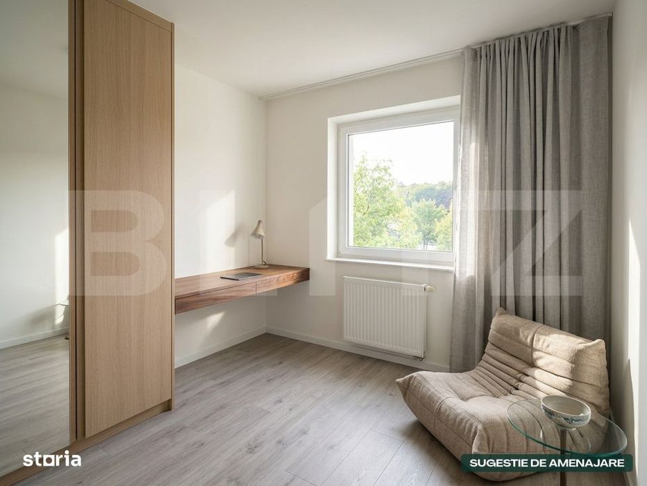 Apartament cu 2 camere, 29 mp, etaj intermediar, zona blv. Decebal — fotografia 3
