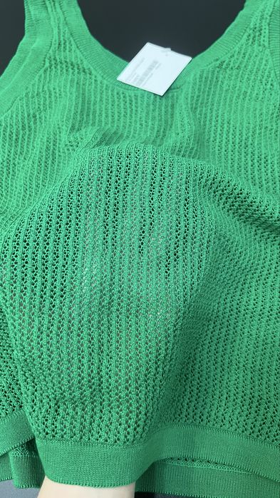 Майка Сетка, зеленого цвета