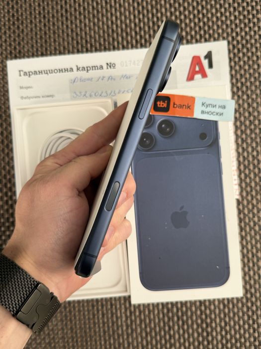НОВ!*46€/м iPhone 17 Pro Max*Blue айфон 17 про макс