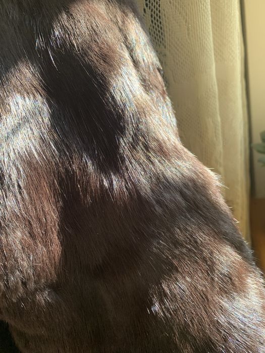 шубка коричневая