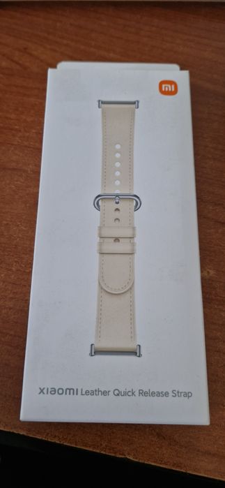 Curea piele alba-crem Xiaomi