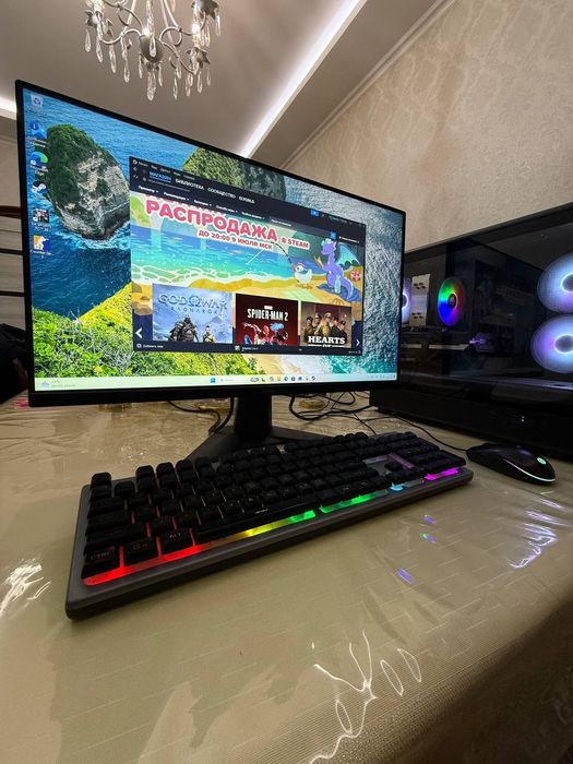 Gaming PC i5-14400F | RTX 5060 8GB | 16GB RAM | MSI 27" 180Hz Monitor