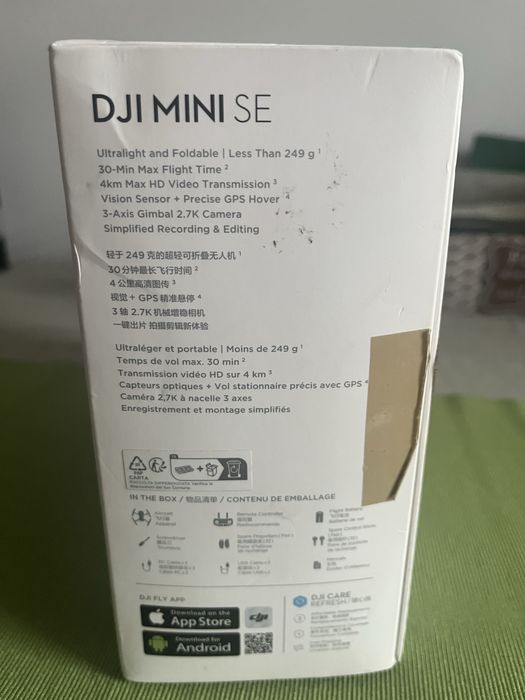 Drona DJI Mini SE