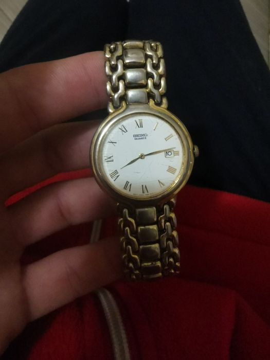 Ceas SEIKO suflat cu aur