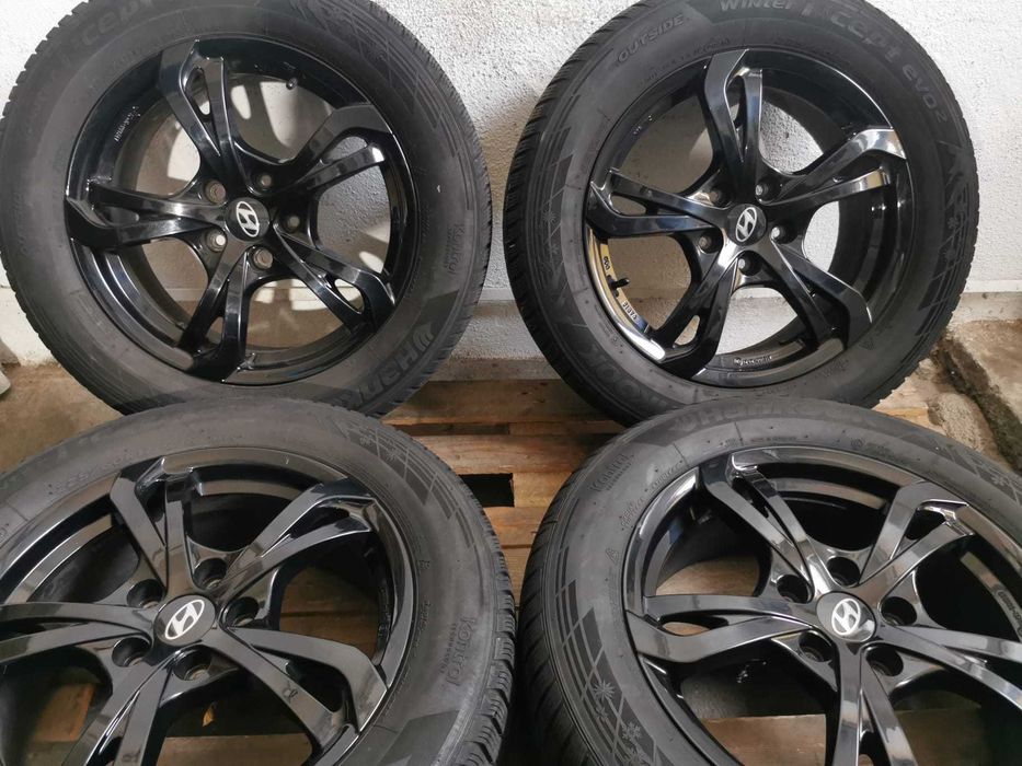 Jante Originale Hyundai Kona / Tucson R 17 cu anvelope de iarna