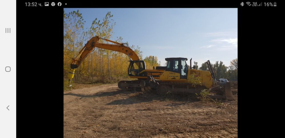 Унищужител-раздробител на пънове много силен