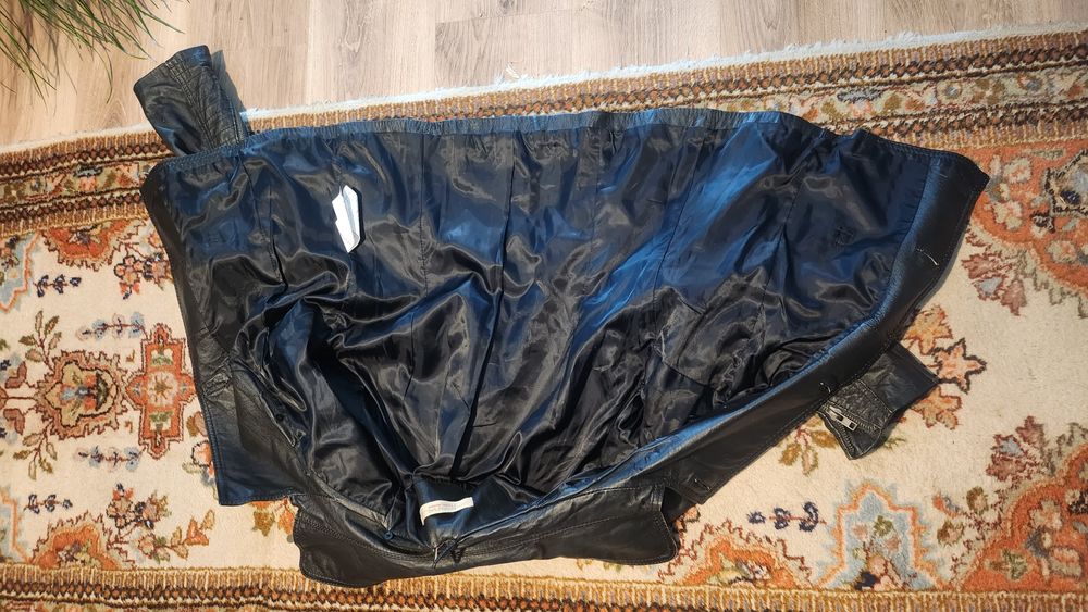 Jacheta dama piele tip biker