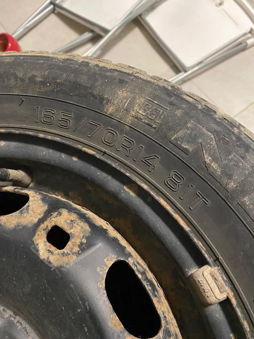 Set roti de 14 165/70/R14 cu cauciucuri de iarna vw,skoda,seat, audi
