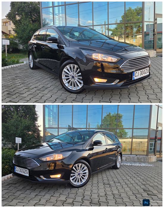 Ford Focus 1.5 TDCI, 120 cp Model TITANIUM, an 08/2016,euro 6, RATE/Avans 0 ! Rate de la 149€ ron/lună,  Garanție,  Revizie! Gata de drum !!!