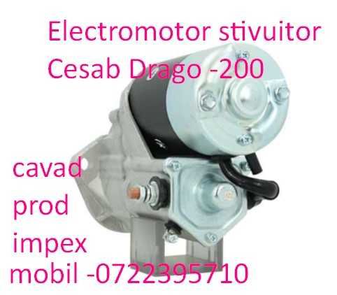 Electromotor  utilaj cu reductor  CESAB DRAGO 200