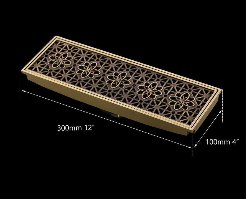 Rigola pardoseala baie, dus, alama, auriu antic
