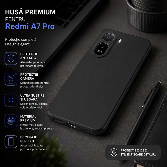 Huse silicon Catifea Xiaomi Redmi A7 Pro