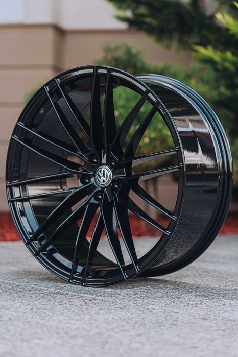 Jante Roti Volkswagen R20 5x112 Black Passat Golf Tiguan Touran EOS Scirocco Phaeton Jetta Aliaj No