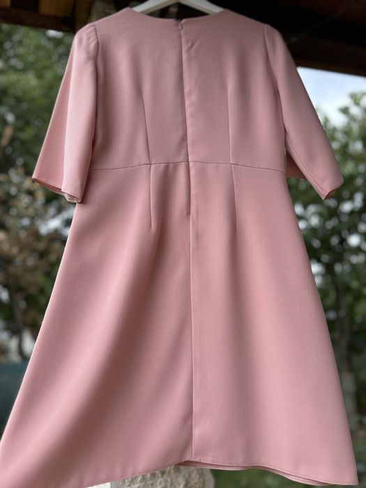 Rochie elegantă roz prăfuit – L (40)