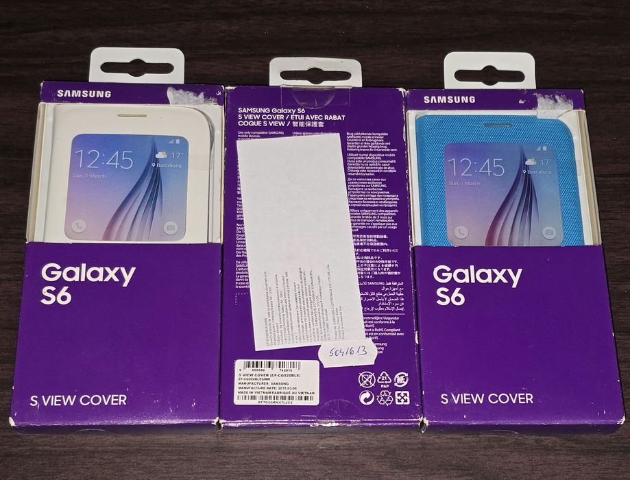 Husa flip smart activa originala Samsung S View Cover Galaxy S6 G920
