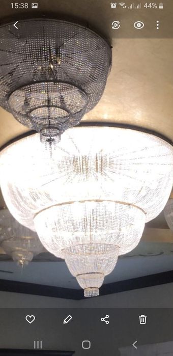 Люстры хрустальные