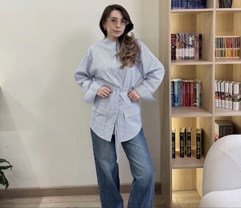 Рубашка с баской 23000тг Новая