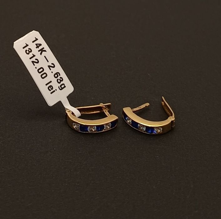 Cercei Damă  Aur 14 K  2,63 gr