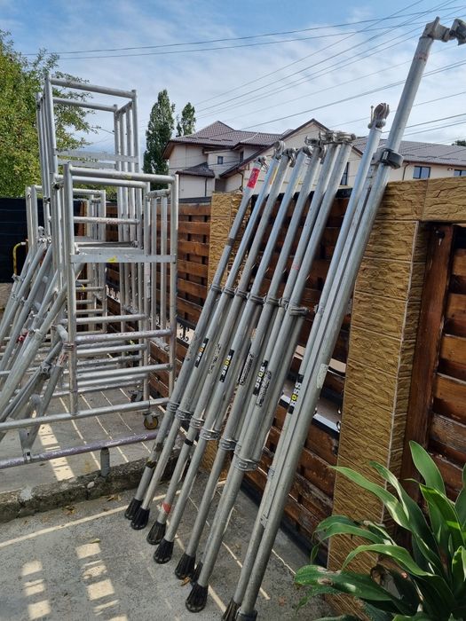 Schela aluminu mobila Boss podium 2 Steps