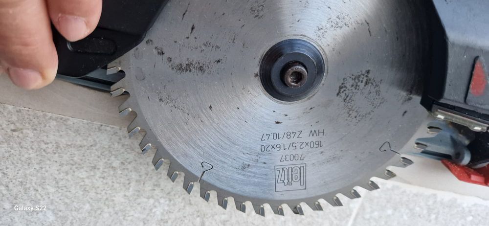Mafell circular pe acumulator