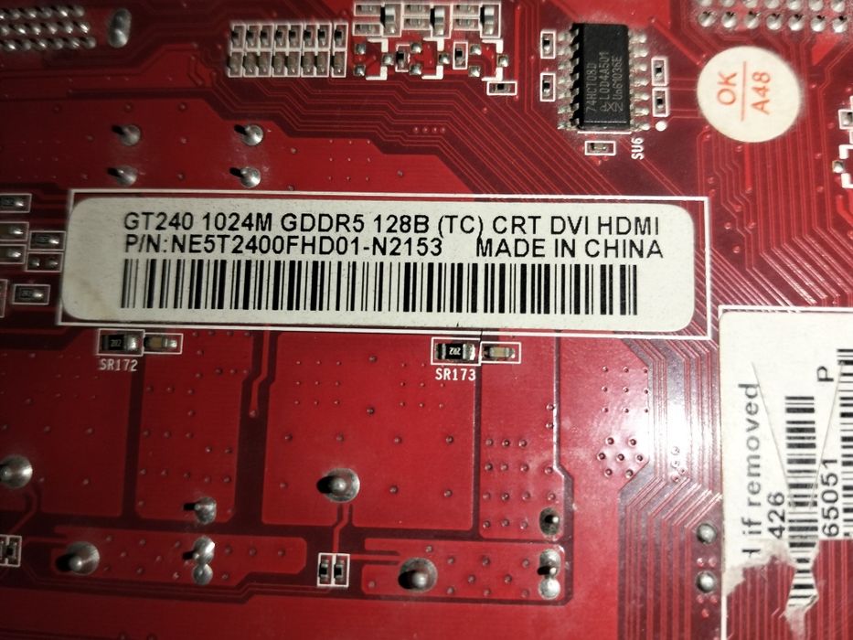 GeForse Gt 240 GDDR 5 128B