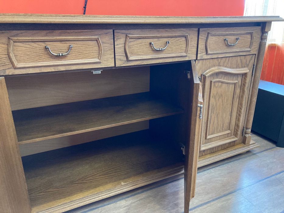 Дървен шкаф, фурнир Д50/В82/Ш145