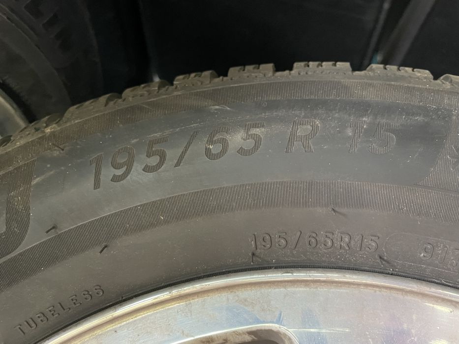 Ал. джанти AUDI със зимни гуми Michelin