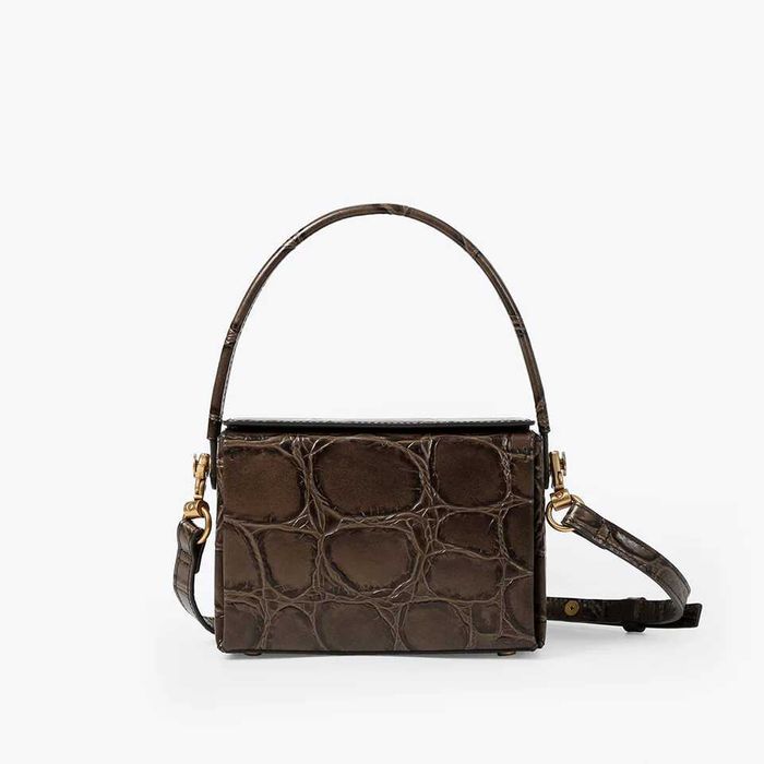 Кафява малка дамска чанта почти нова