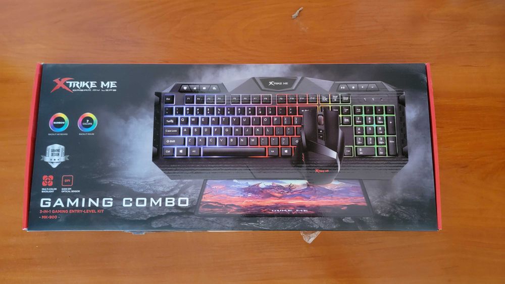 Геймърска Клавиатура 3в1 (Клавиатура,мишка и подложка)