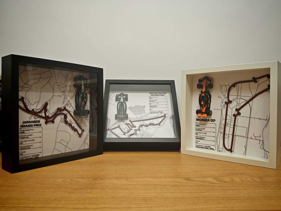 Tablou Circuit 3D Formula 1 Mclaren, Mercedes, Ferrari, Red Bull