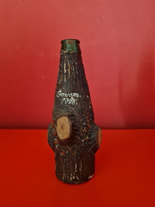 Bidon sticla veche Govora, rara, colectie, anii 80